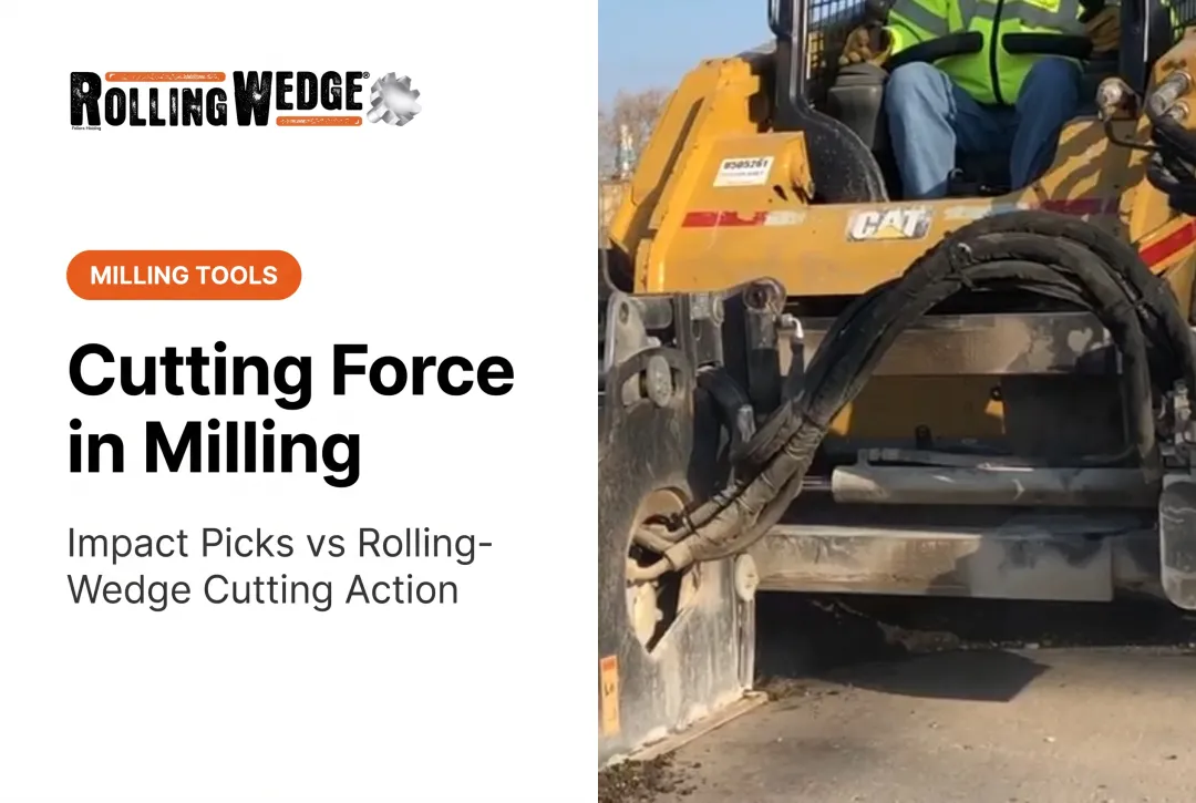 Cutting Force in Milling: Impact Picks vs Rolling-Wedge Cutting Action