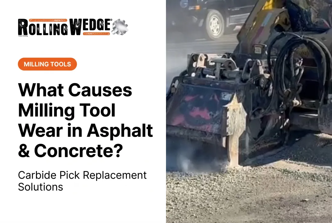 What Causes Milling Tool Wear in Asphalt & Concrete?