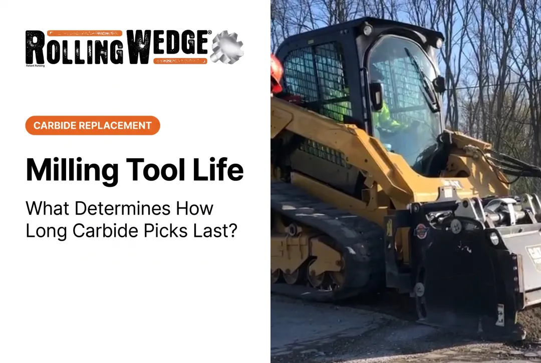 Milling Tool Life: What Determines How Long Carbide Picks Last?