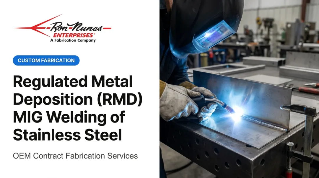 Regulated Metal Deposition (RMD) MIG Welding of Stainless Steel