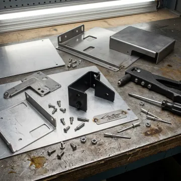 Custom metal assembly workbench
