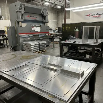 Precision contract metal fabrication shop