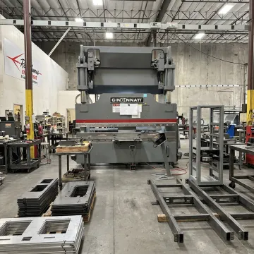 Precision metal fabrication shop
