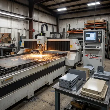 Precision metal fabrication and powder coated parts