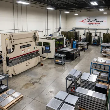 Advanced metal fabrication shop