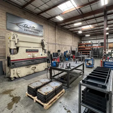 Precision metal fabrication shop