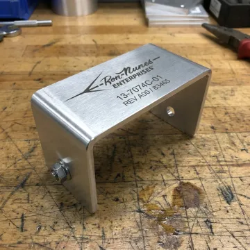 Finished architectural metal components