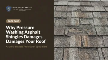 Why Pressure Washing Asphalt Shingles Damages Your Roof