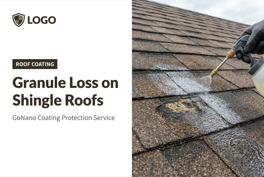 Granule Loss on Shingle Roofs