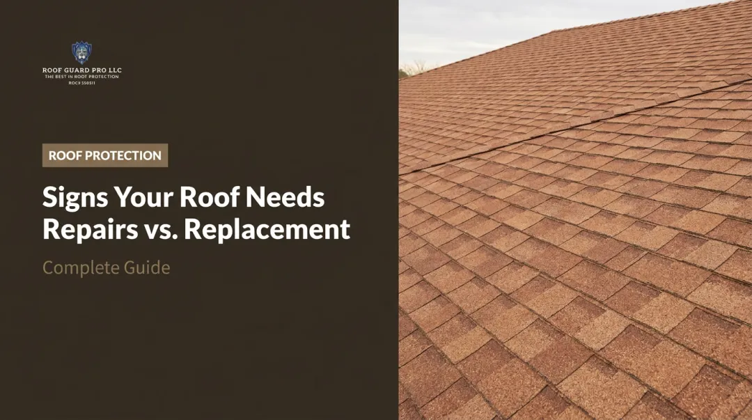 Signs Your Roof Needs Repairs vs. Replacement: Complete Guide