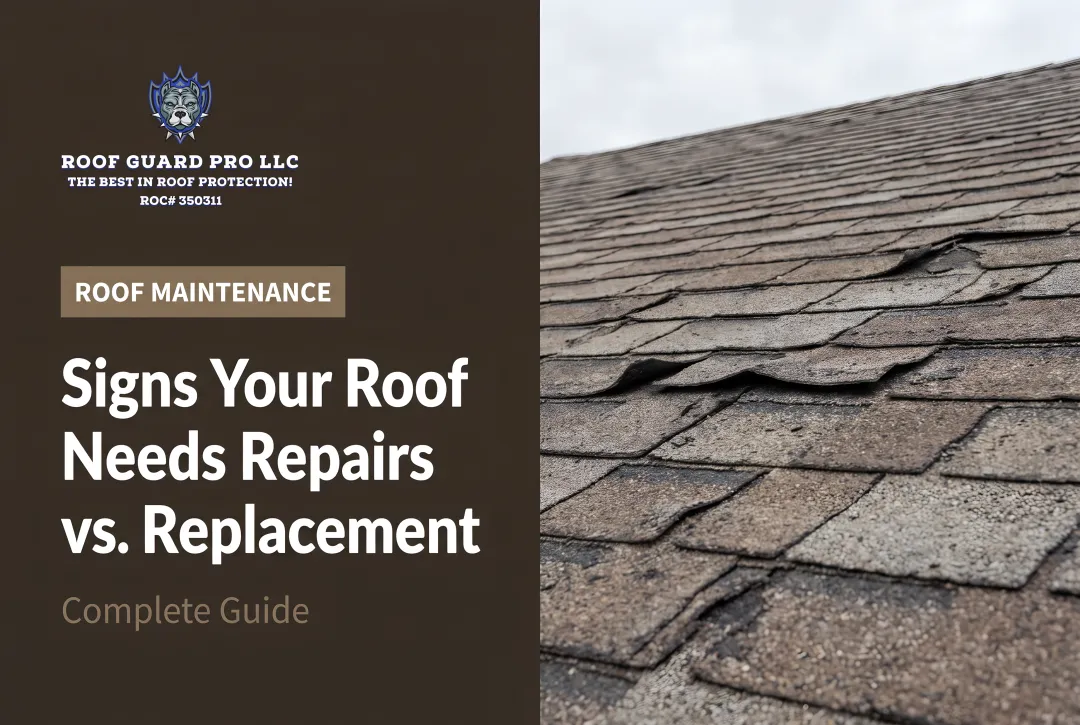 Signs Your Roof Needs Repairs vs. Replacement: Complete Guide