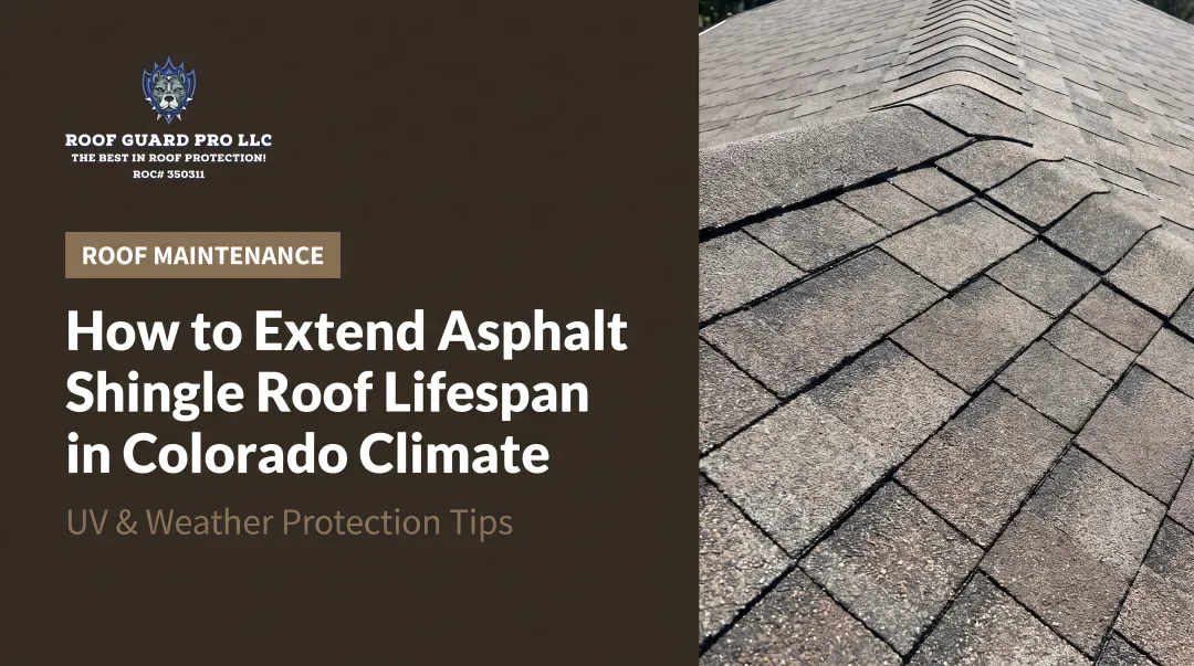 How to Extend Asphalt Shingle Roof Lifespan in Colorado Climate