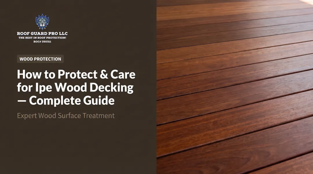 How to Protect &amp; Care for Ipe Wood Decking — Complete Guide