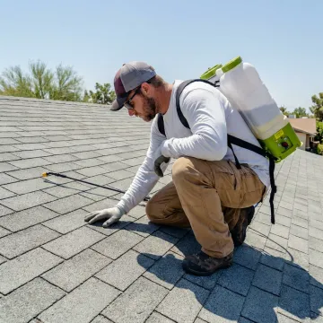 Commercial roof inspection and coating preparation
