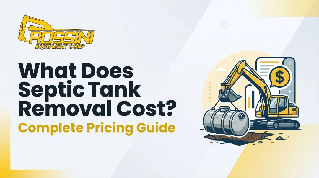 What Does Septic Tank Removal Cost? Complete Pricing Guide