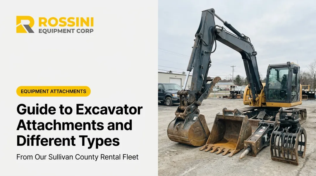Guide to Excavator Attachments and Different Types