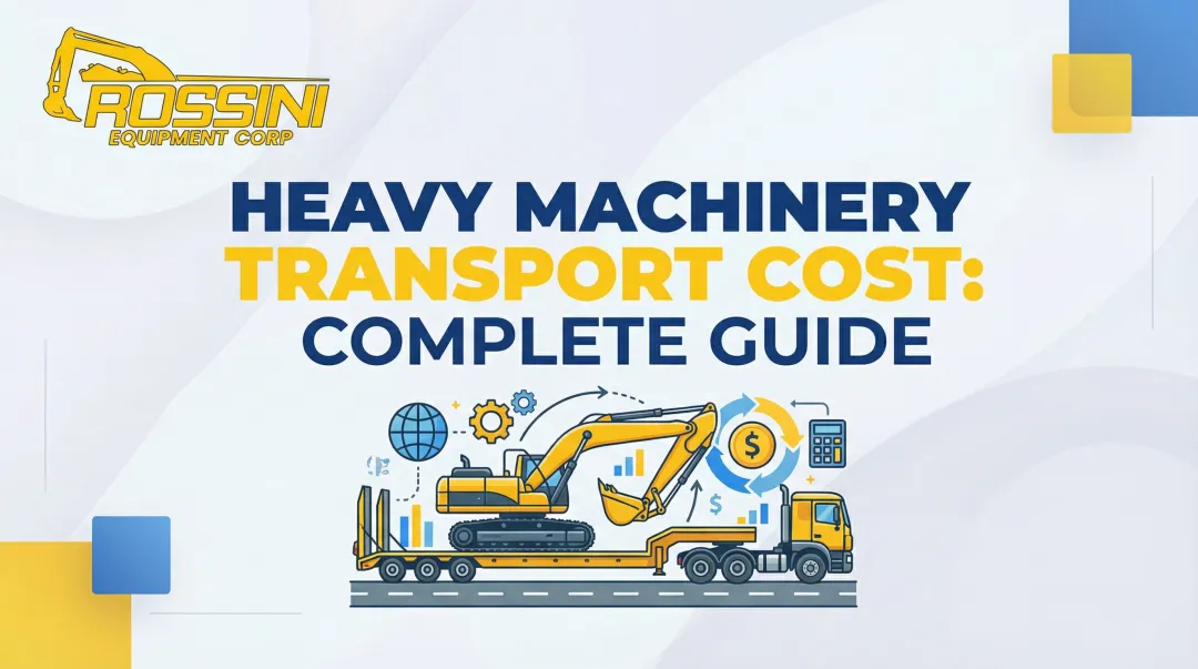 Heavy Machinery Transport Cost: Complete Guide