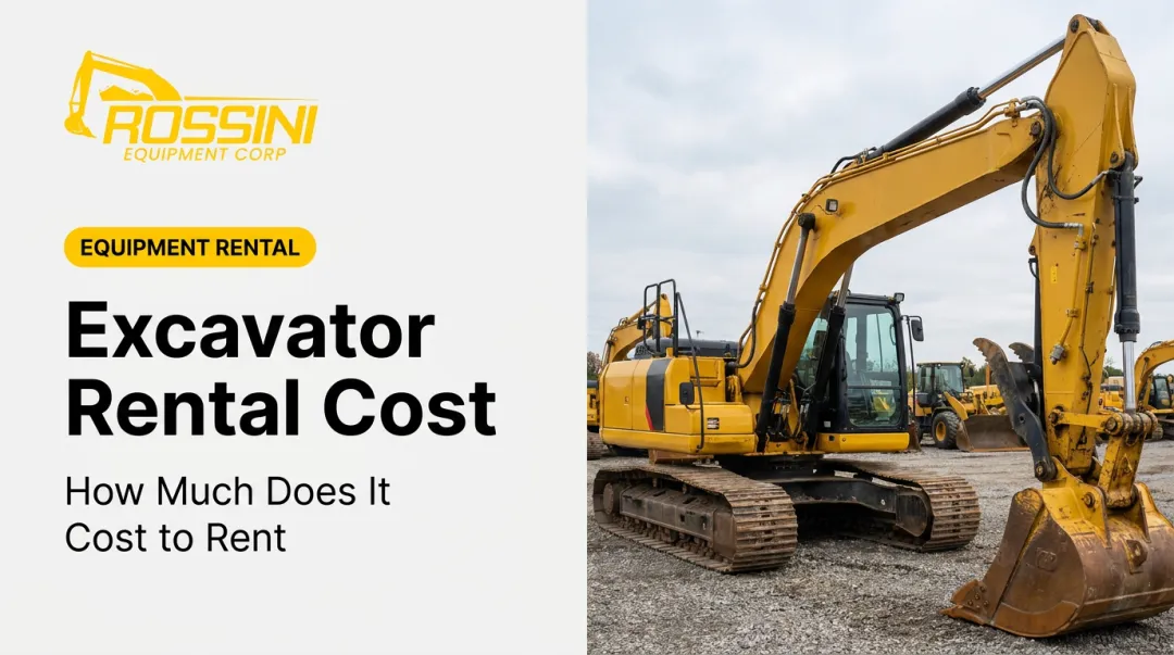 Excavator Rental Cost: How Much Does It Cost to Rent