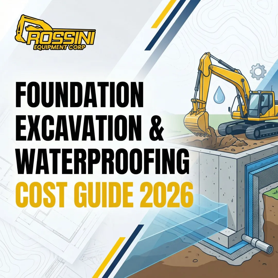 Foundation Excavation & Waterproofing Cost Guide 2026