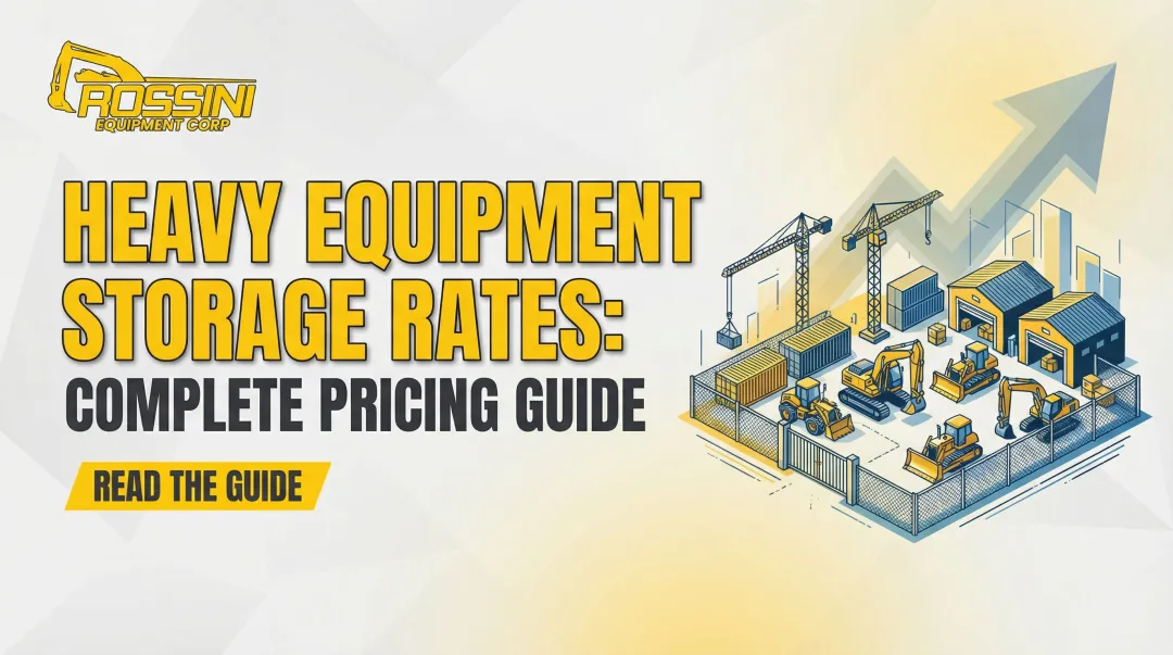 Heavy Equipment Storage Rates: Complete Pricing Guide