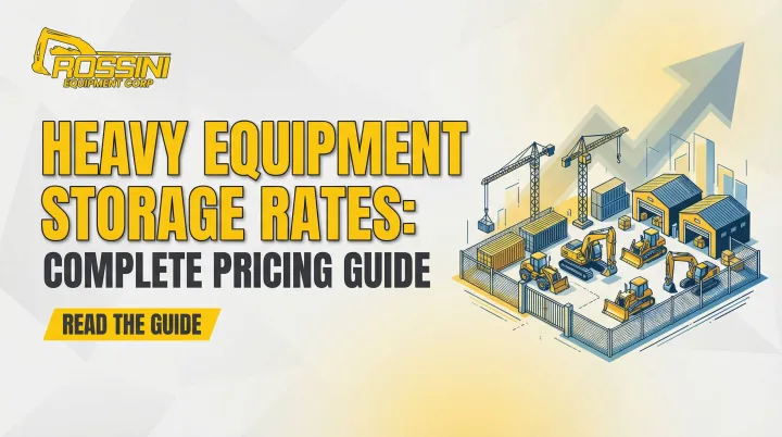 Heavy Equipment Storage Rates: Complete Pricing Guide