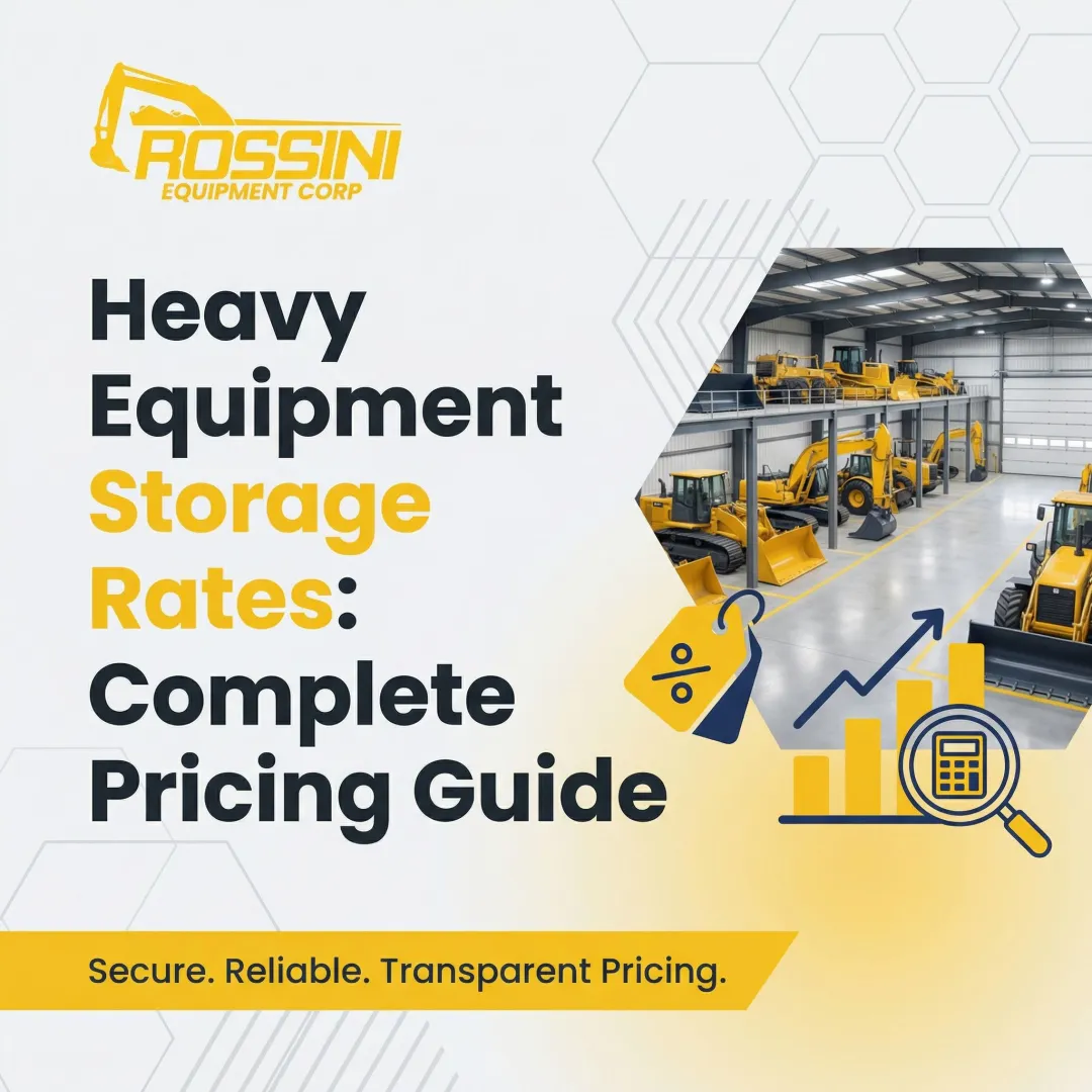 Heavy Equipment Storage Rates: Complete Pricing Guide