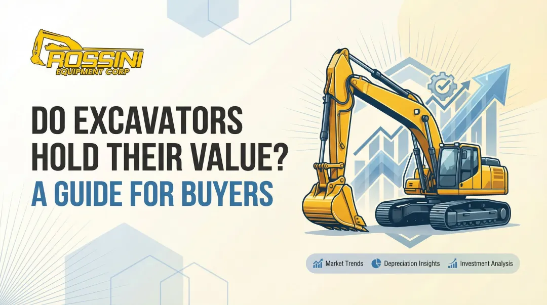 Do Excavators Hold Their Value? A Guide for Buyers