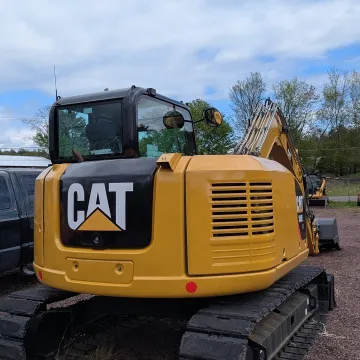 Well-maintained earthmoving machine working on foundation earthmoving in Sullivan County
