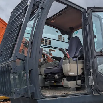 Modern earthmoving machine working on a construction site in Sullivan County, NY