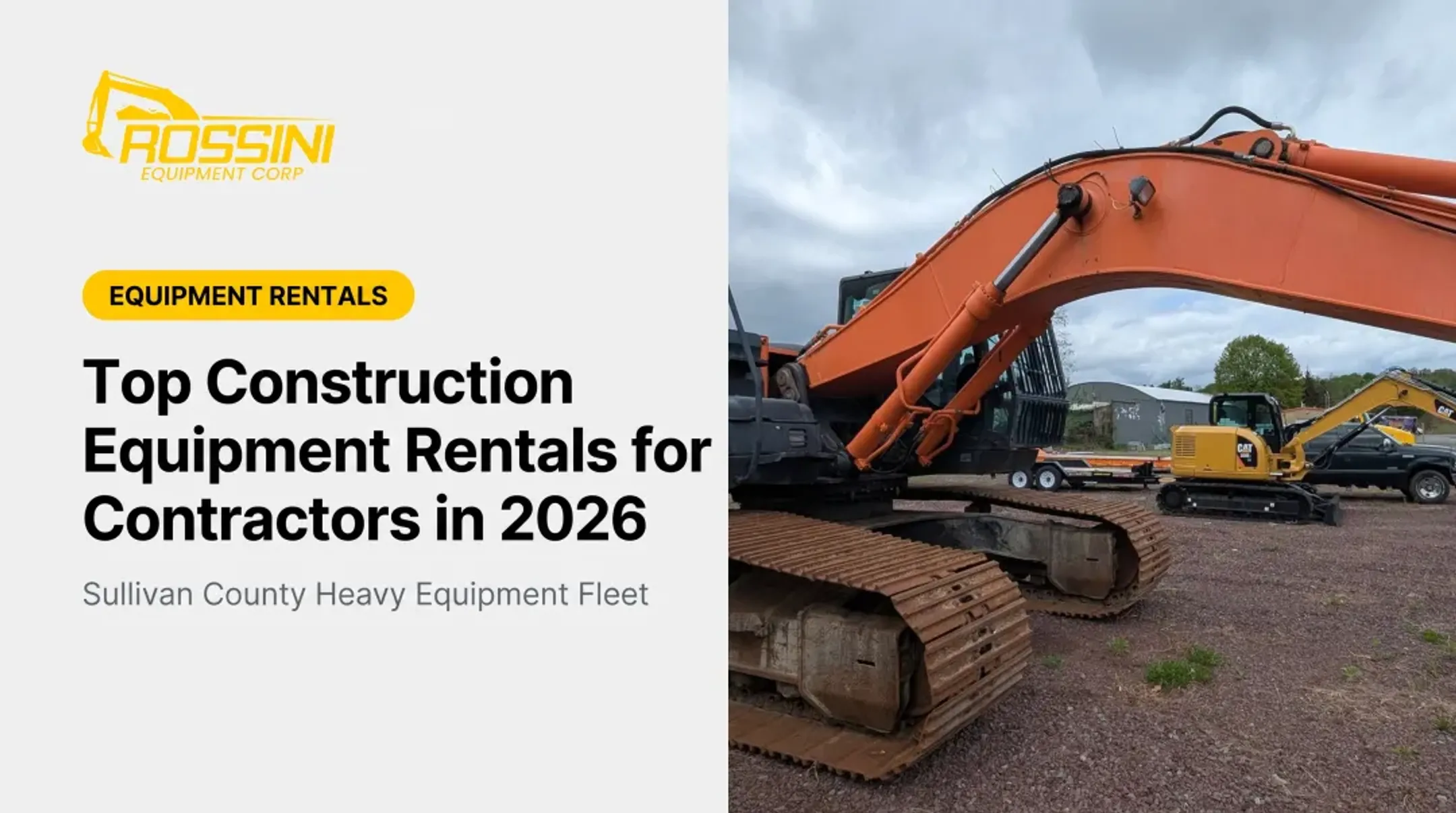 Top Construction Equipment Rentals for Contractors in 2026