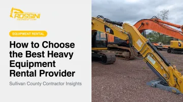 How to Choose the Best Heavy Equipment Rental Provider