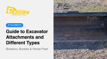 Guide to Excavator Attachments and Different Types