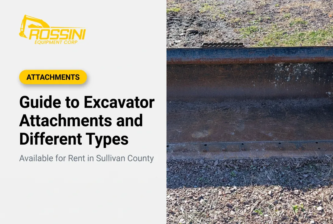 Guide to Excavator Attachments and Different Types