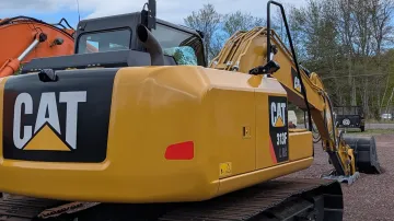 Rossini Equipment Corp heavy equipment fleet ready for delivery at Sullivan County yard