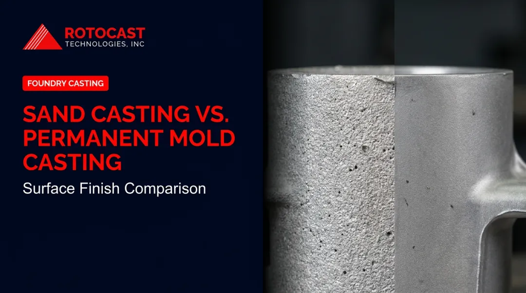 Sand Casting vs. Permanent Mold Casting: Surface Finish Comparison
