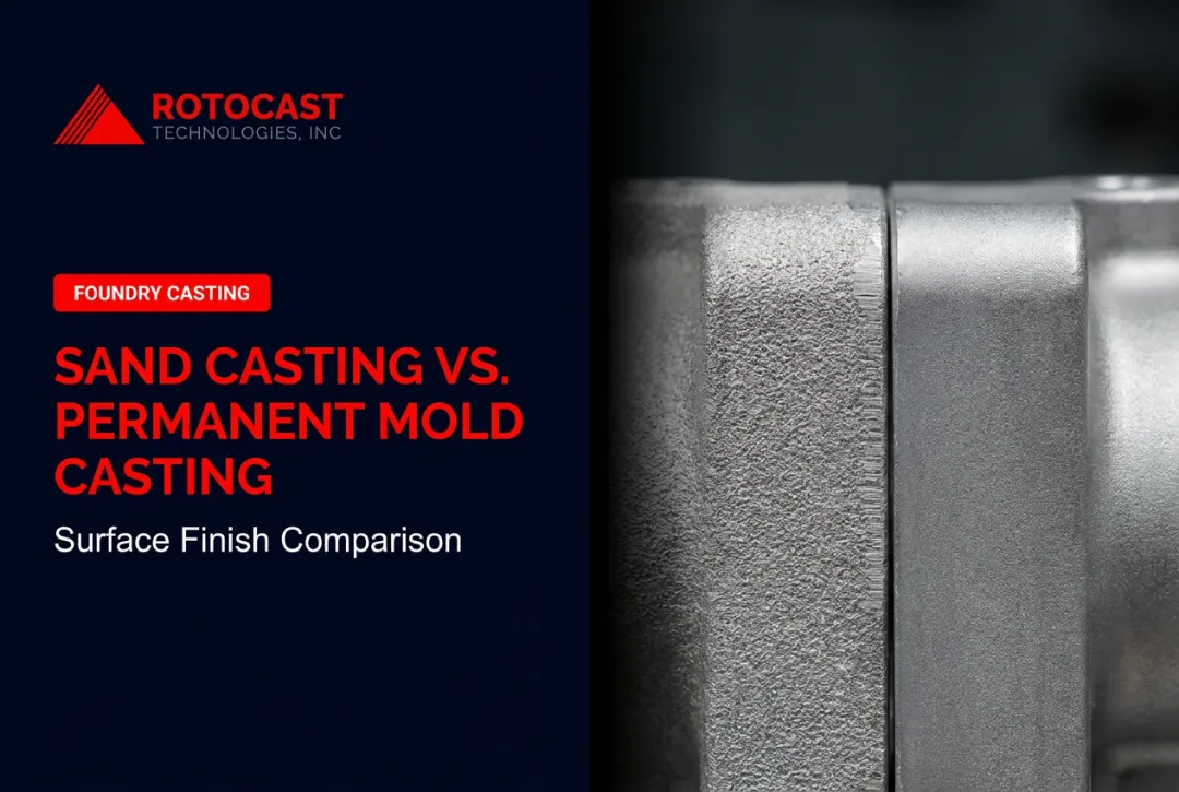 Sand Casting vs. Permanent Mold Casting: Surface Finish Comparison
