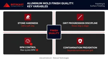 Four key variables controlling aluminum mold polish quality and common failure modes