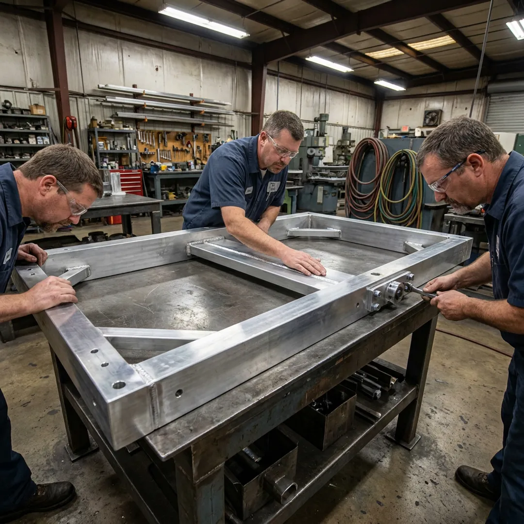 Custom Aluminum Frame Fabrication — Precision Services