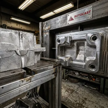 Custom foundry tooling and cast mold components