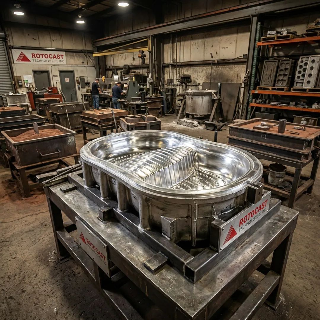 Custom aluminum casting and foundry tooling