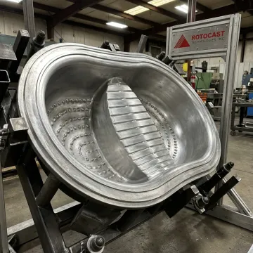 Custom aluminium mold with finished surface