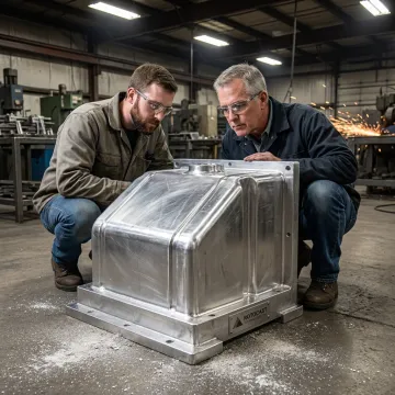 Engineered tooling for rotational molded tank production