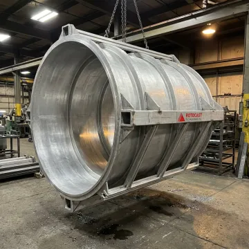 Engineered aluminum mold for water tank manufacturing