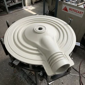 Teflon-coated aluminum mold surface
