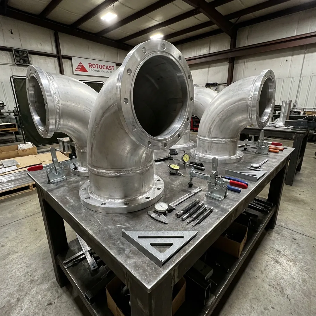 Precision CAD weld-to-pipe mold tooling