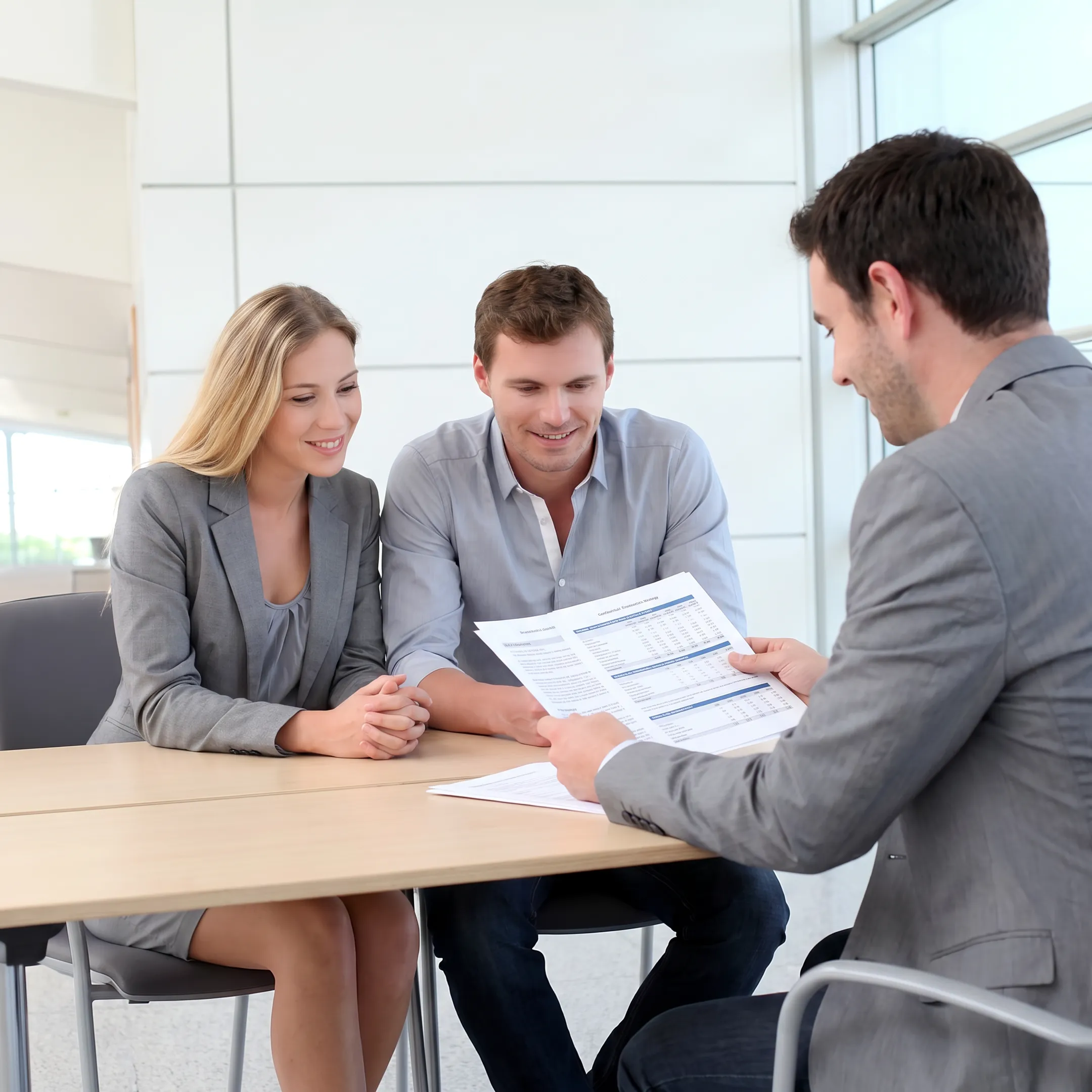 Business owner discussing a confidential exit plan with a broker