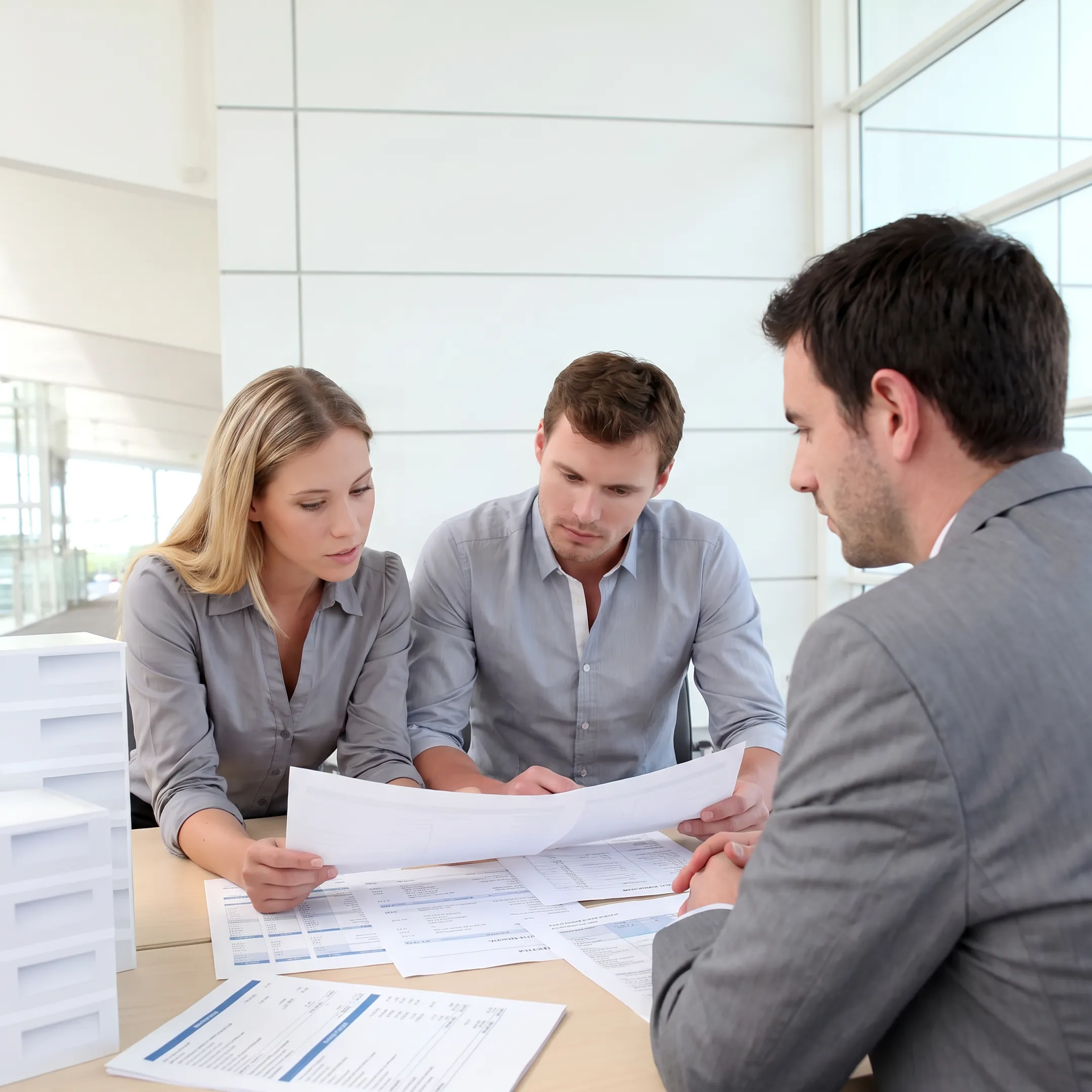 Business owner meeting with an advisor to discuss selling a company