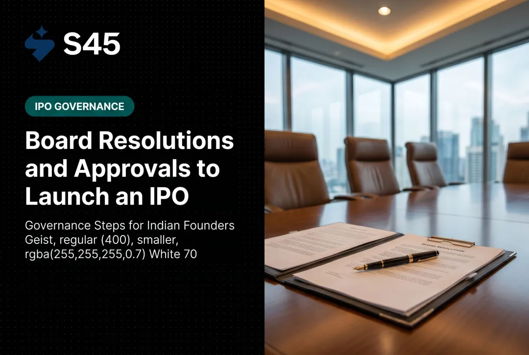 Board Resolutions and Approvals to Launch an IPO