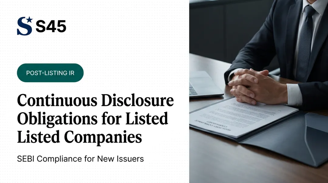 Continuous Disclosure Obligations for Listed Companies