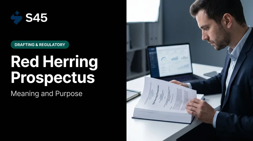Red Herring Prospectus: Meaning and Purpose